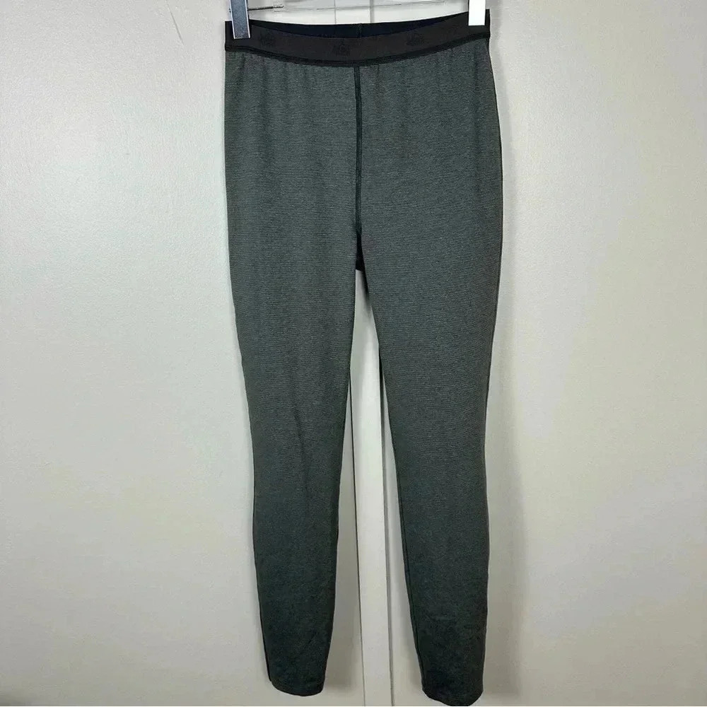 REI kids size 18 baselayer thermal leggings gray